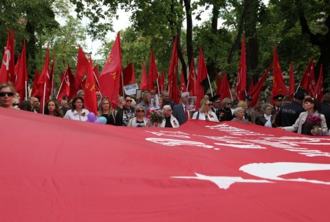 ПКРМ приняла участие в Марше Победы