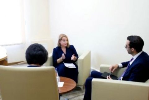 Сегодня, Депутат Парламента Диана Караман встретилась с советником Посольства США по политическим вопросам