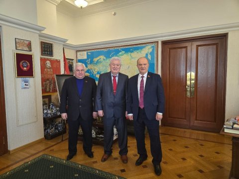 Состоялась встреча Председателя ЦК КПРФ Г.А. Зюганова с лидером Партии коммунистов Республики Молдова В.Н. Ворониным