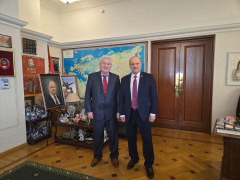 Состоялась встреча Председателя ЦК КПРФ Г.А. Зюганова с лидером Партии коммунистов Республики Молдова В.Н. Ворониным